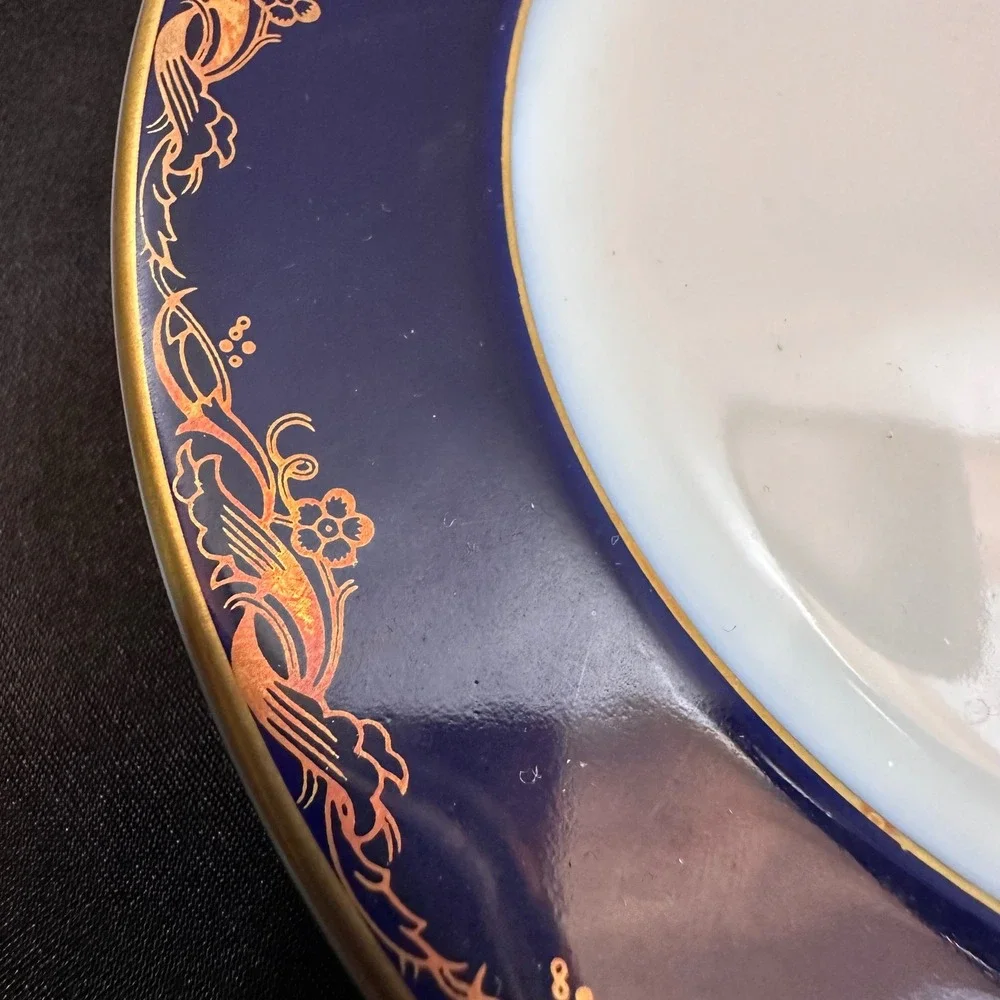 8 Rosenthal Classic Rose‎ Frederick the Great Cobalt Gold 7.75